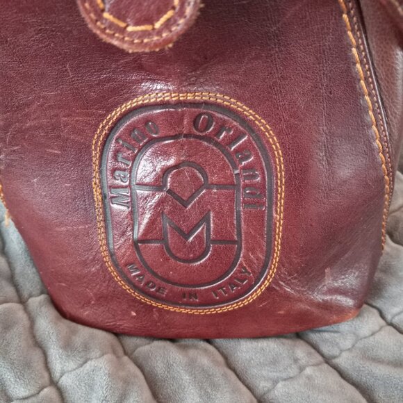 Marino Orlandi Brown Leather Shoulder bag - Picture 3 of 8